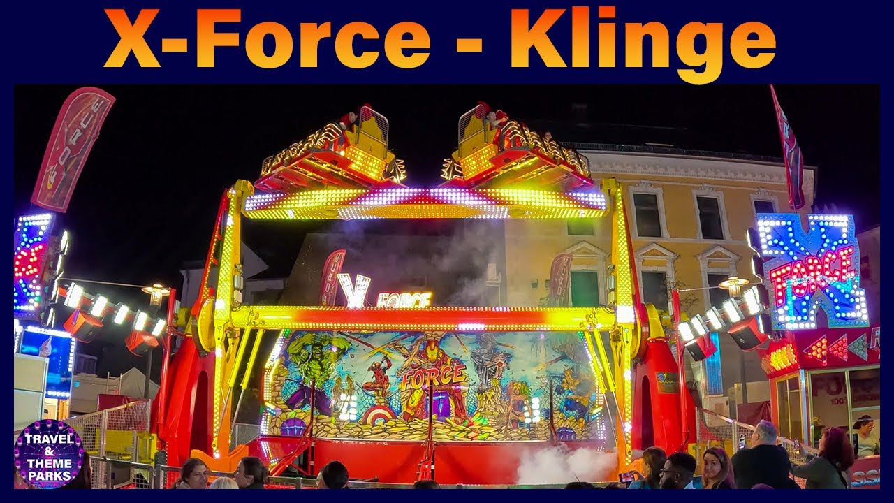 X-Force (Klinge) OFFRIDE + ONRIDE [4K] Velberter Kirmes 2023 | Herbstkirmes Velbert | KMG Surf Ride