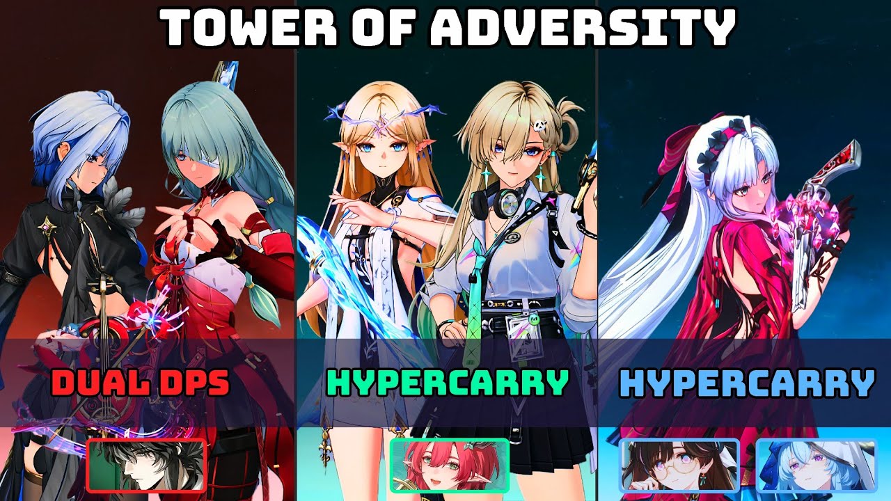 S0 Lynae Cartethyia / S0 Galbrena Phrolova / S0 Carlotta | ToA 3.0 | Wuthering Waves