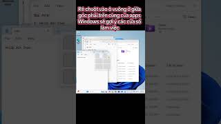 Tính năng chia màn hình làm việc trên Windows 11#laptopquy #windows11 #learnontiktok #splitscreen