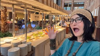 【50歳 大食い熟女】ディナービュッフェで爆食したら体重どれだけ増えるかやってみた（検証）