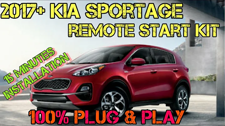 2017+ KIA Sportage 100% Plug & Play Remote Start Kit