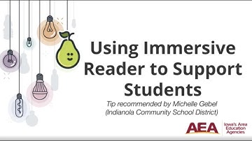 Immersive Reader and Pear Deck