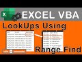 A Practical Introduction to Using FIND Function in Excel VBA || Perform any kind of Lookups