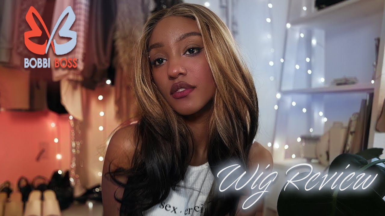 NEW!😍Bobbi Boss Crystal Clear Synthetic Pre-Plucked 13x7 Deep HD Full Lace Wig - MLF772 JORDYN