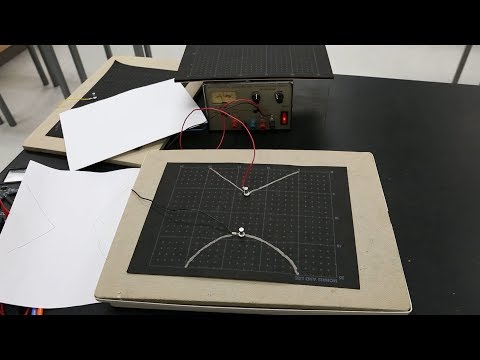 Electric Field (E-Field) Lines Visualized using Morris & Lee Conductive Paper (Lab Instruction)