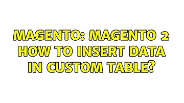 Magento: Magento 2 how to insert data in custom table?