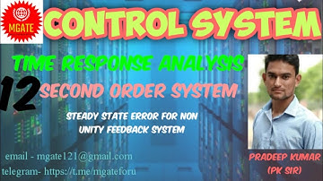 Lec-22 steady state error for non unity feedback system | time response analysis | control system