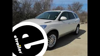 Step-By-Step Installation Tutorial for the Curt Trailer Hitch Receiver on a 2012 Buick Enclave
