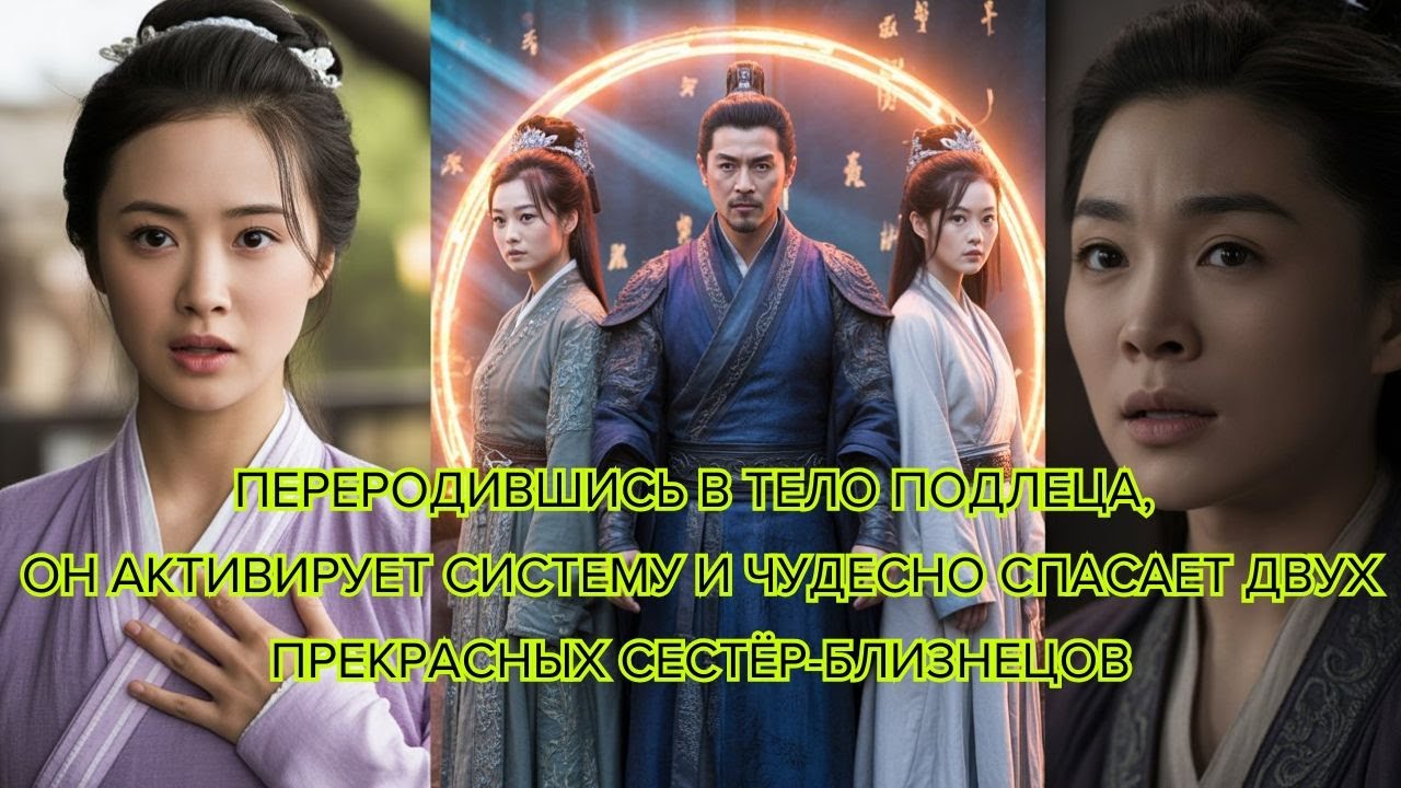 Переродившись в тело подлеца, он активирует систему и чудесно спасает двух прекрасных сестёр близнец