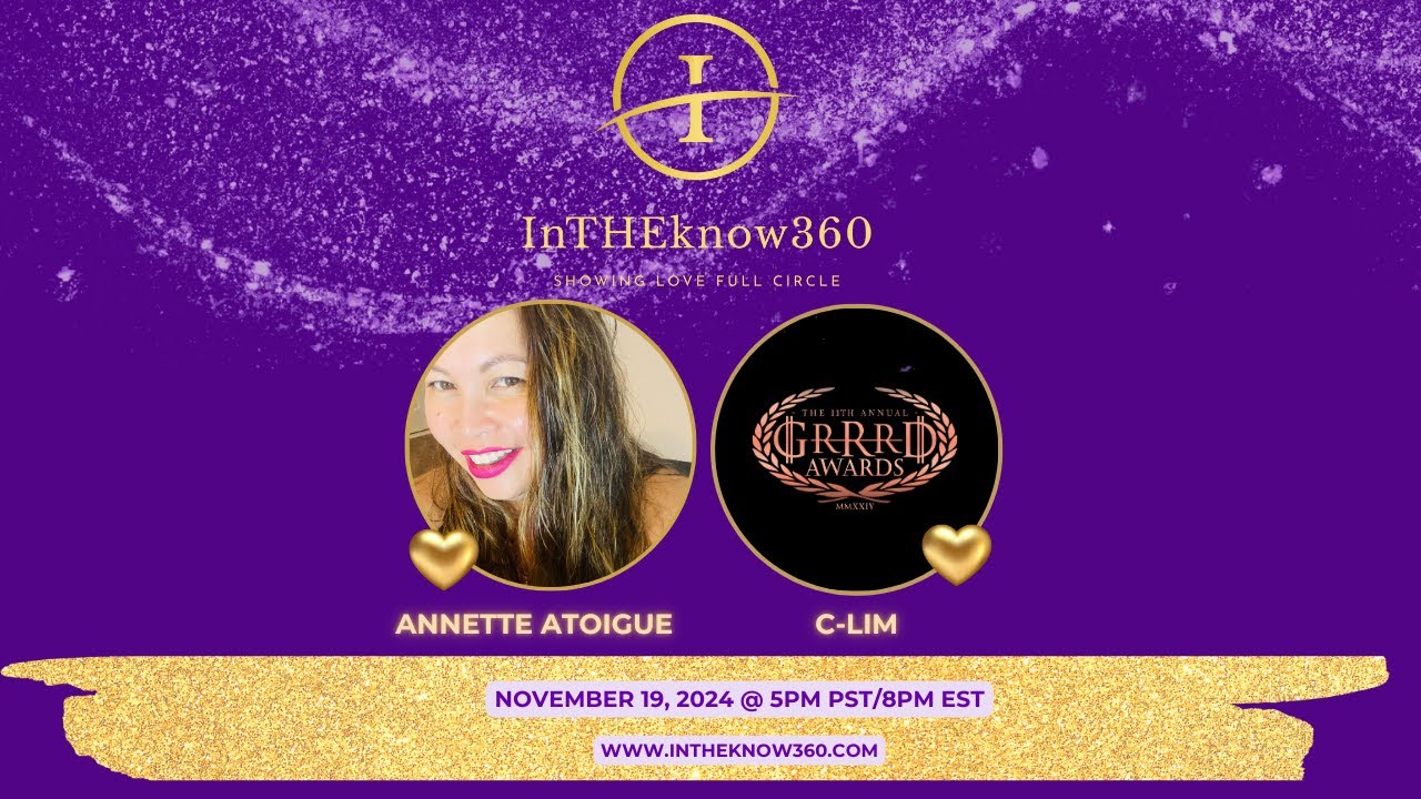 C-Lim, the owner of GRRRD Awards and founder of Cuzzalo Ink @theofficialgrrrdawards