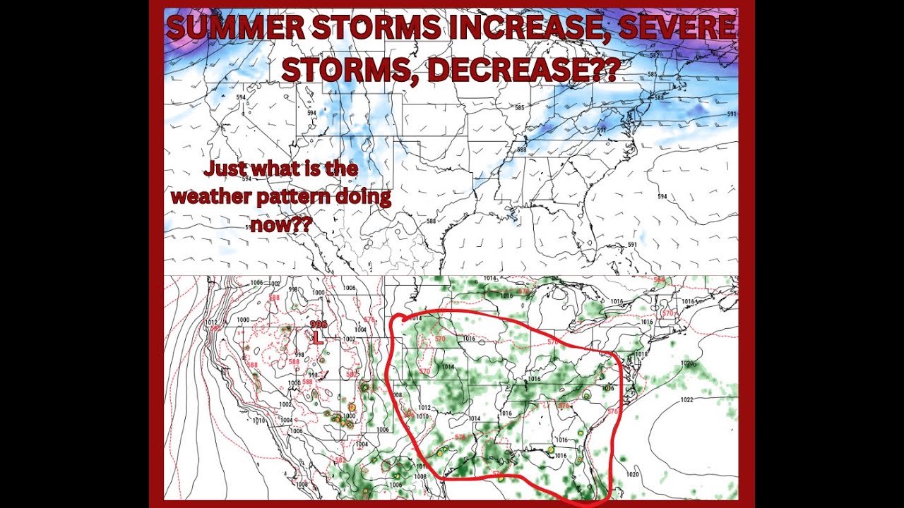 Weather Pattern Changes Again! More Summer Storms For The South ...