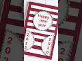 The easiest DIY card for New Year 2026! ✨ 🍾 #handmadegreetingcard #easycrafts #shorts
