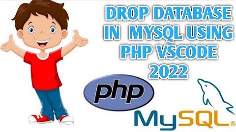 How to Drop/Delete MySQL Database in PHP Using Visual Studio Code | PHP MySQL Tutorial