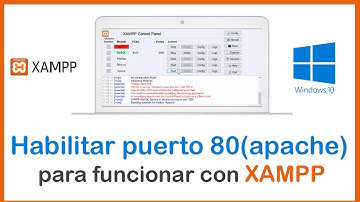 Habilitar puerto 80 para funcionar con XAMPP (apache) - Windows
