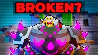 SO I USED THE MOST BROKEN LEVEL 50 KIT.. (Roblox BedWars)