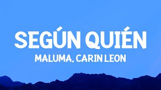 Maluma, Carin Leon - Según Quién (Letra/Lyrics) image