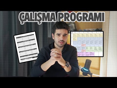 VERİMLİ ÇALIŞMA PROGRAMI NASIL YAPILIR ? (Tıpçıdan)