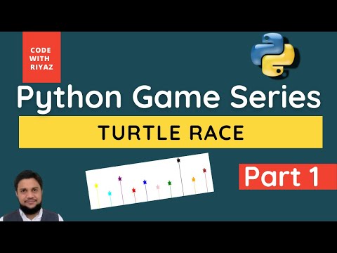 Python Games | Turtle Race Game | Coding For Kids in Python | Part 1