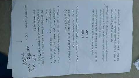 international bussiness environment..M.com 2021 qsn paper...MDU