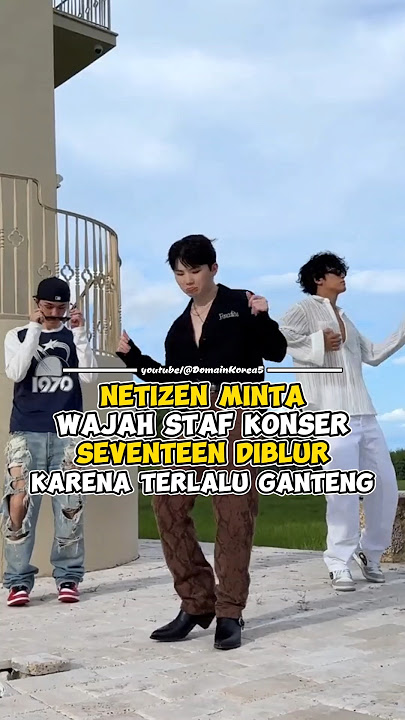 Netizen Minta Wajah Staf Konser SEVENTEEN Diblur Karena Terlalu Ganteng #kpop #shorts