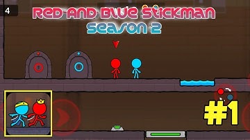 Fire and Water Stickman 2 Gameplay Walkthrough Part 1 All Levels 1-10 (Android, iOS) #5