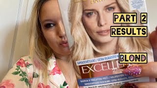 Part 2.Пофарбувала корінчики фарба Лореаль 01,Barva Superzesvetlujici extra Blond 01 L’Oréal Paris