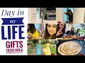 DAY IN MY LIFE || GIFTS FROM INDIA || COOKING-SHOOTING PRAHASANAM || TIAMO || TANIMALAYALI