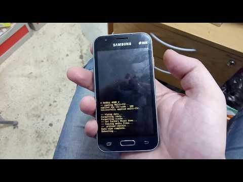 Samsung j1 mini j105h хард ресет, Hard reset