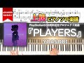 【楽譜】『PLAYERS/YOASOBI』PlayStation&reg;30周年記念プロジェクト楽曲 上級ピアノ楽譜