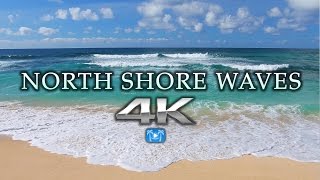 4K NORTH SHORE WAVES Oahu Endless Video Screensaver | Nature Relaxation™ Hawaii