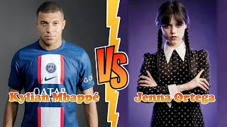 Kylian Mbappé VS Jenna Ortega (Wednesday) Transformation ★ From Baby To 2024
