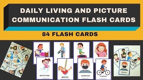 Autism Communication Flash Cards
