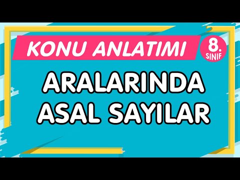 LGS Aralarında Asal Sayılar | 8.Sınıf Matematik YENİ NESİL Konu Anlatımı-PDF (imt hoca)