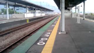 ＪＲ西日本湖西線117系近江舞子駅到着