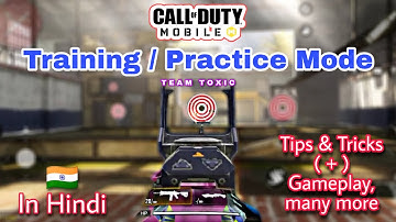 *Pro* Training Mode in Call of Duty | Where is practice mode CODM | Team Toxic