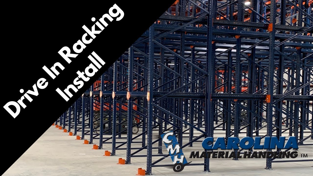 Drive In Racking Install - YouTube