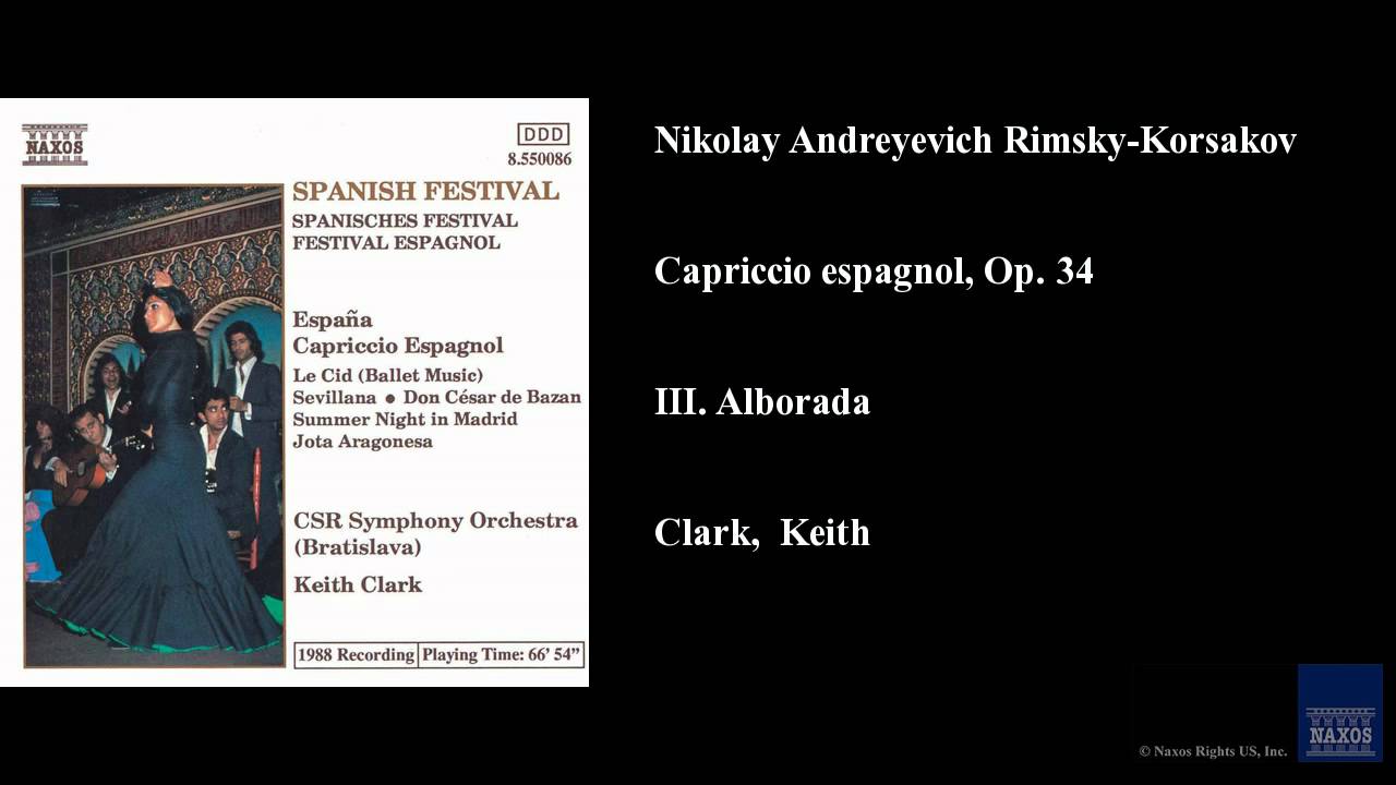 Nikolay Andreyevich RimskyKorsakov, Capriccio espagnol, Op. 34, III