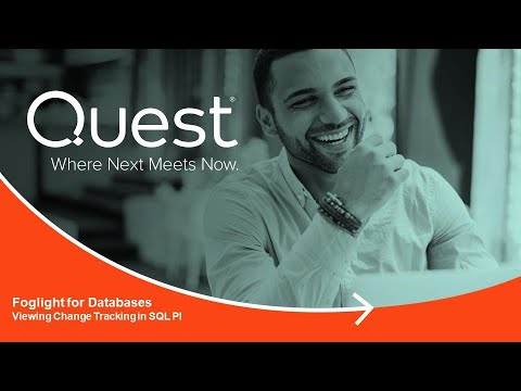 Foglight for Databases - Viewing Change Tracking in SQL PI