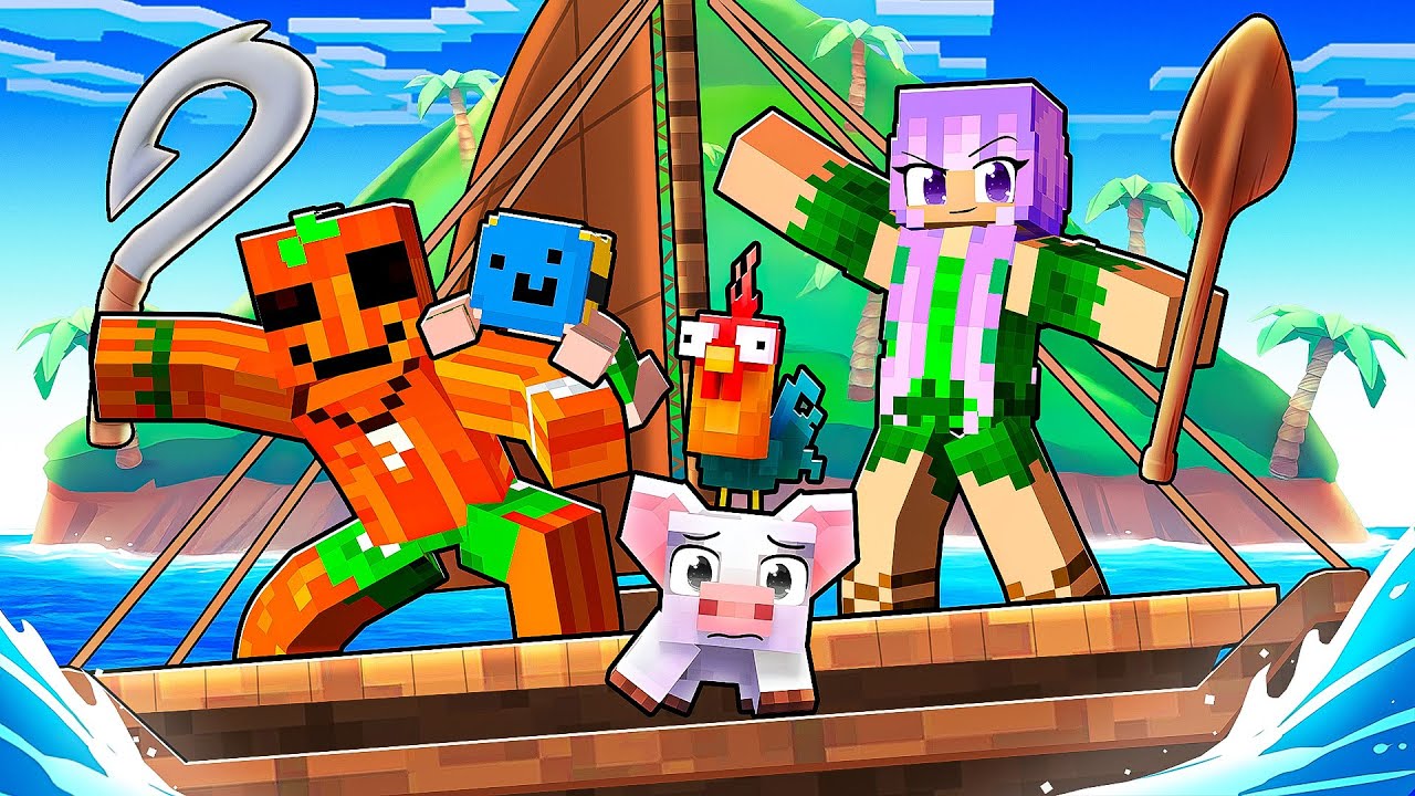 Teniendo Una FAMILIA DE ISLAS en Minecraft!