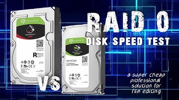 [SUPER CHEAP] BARRACUDA VS IRONWOLF DISK SPEED // 8TB RAID0 FOR FILM EDITING WITH SSD SPEED
