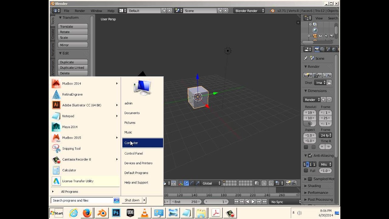 0102 Modeling I Blender (Keyboard shortcuts for this series IMPORTANT