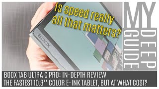 Boox Tab Ultra C Pro: In-Depth Review. The Fastest Colour E-Ink Android 12 Tablet, But at What Cost?