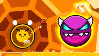 B - 100% By motleyorc [medium demon] MOBILE | Geometry dash