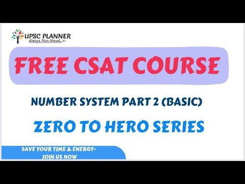 UPSC CSAT 2024 NUMBER SYSTEM ( Part -2 ) - YouTube