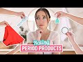 We Tried Different PERIOD PRODUCTS | Girl Talk