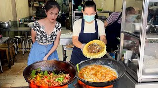 Lots of orders! Famous Crab Pad Thai Egg Wrap - Cooked by Thai Chef | Thai Street Food