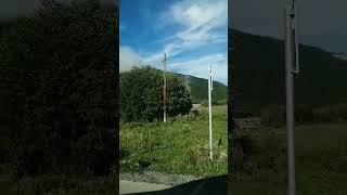 по дороге#земо рача#высокогорье#начало осени#погода #после дождя