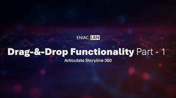 Drag-and-Drop Functionality Part - 1 in Articulate Storyline 360