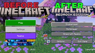 TURN YOUR MCPE V26.20+  INTO JAVA EDITION🤩 | MCPE JAVA DESKTOP UI 🔥