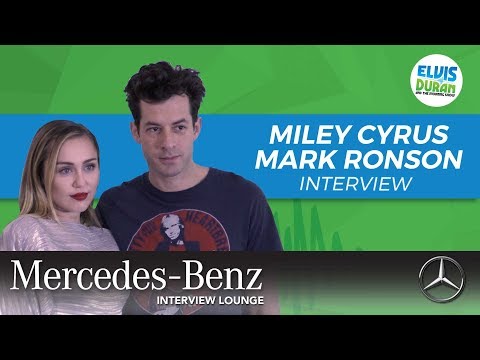 Miley Cyrus And Mark Ronson On "Nothing Breaks Like A Heart" | Elvis Duran Show